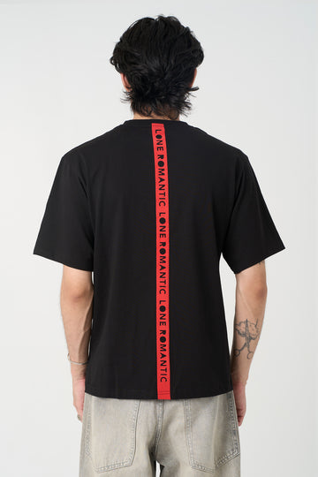 LONE RIDER T-shirt - Red stripe