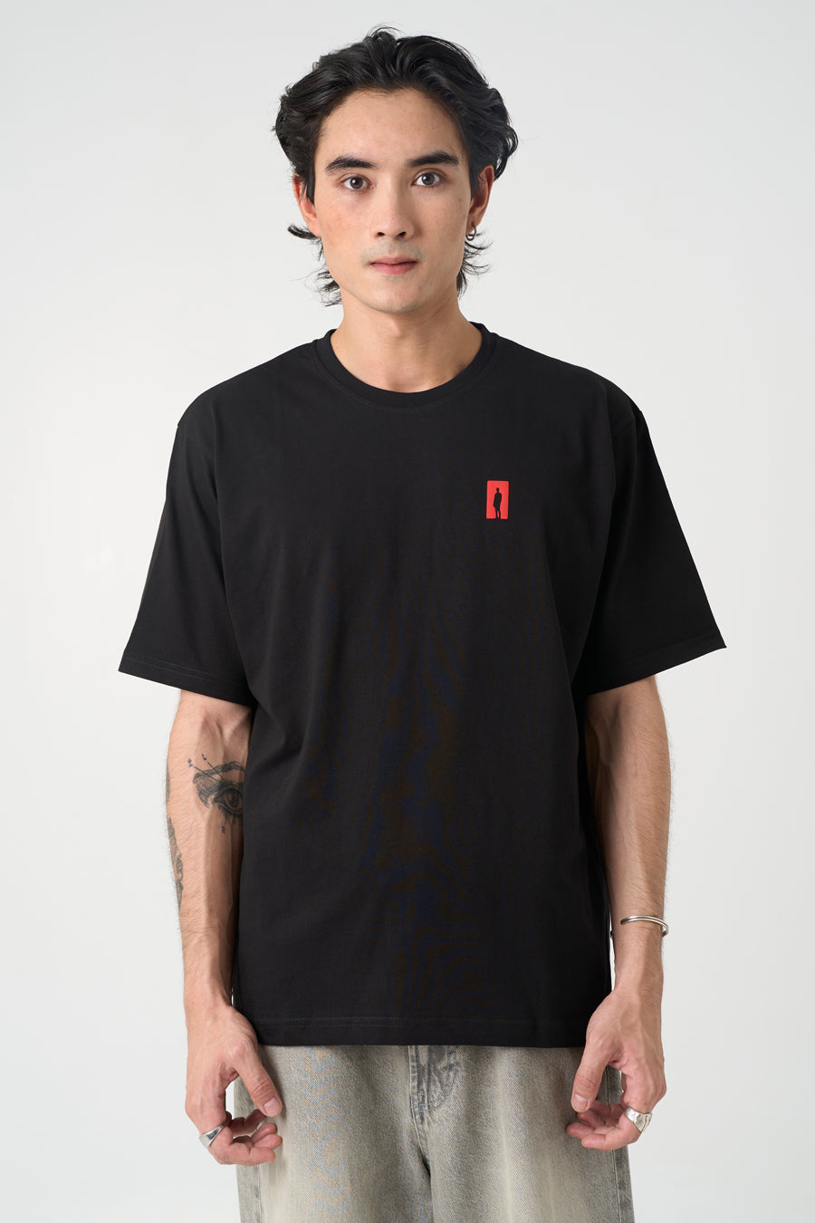 LONE RIDER T-shirt - Red stripe