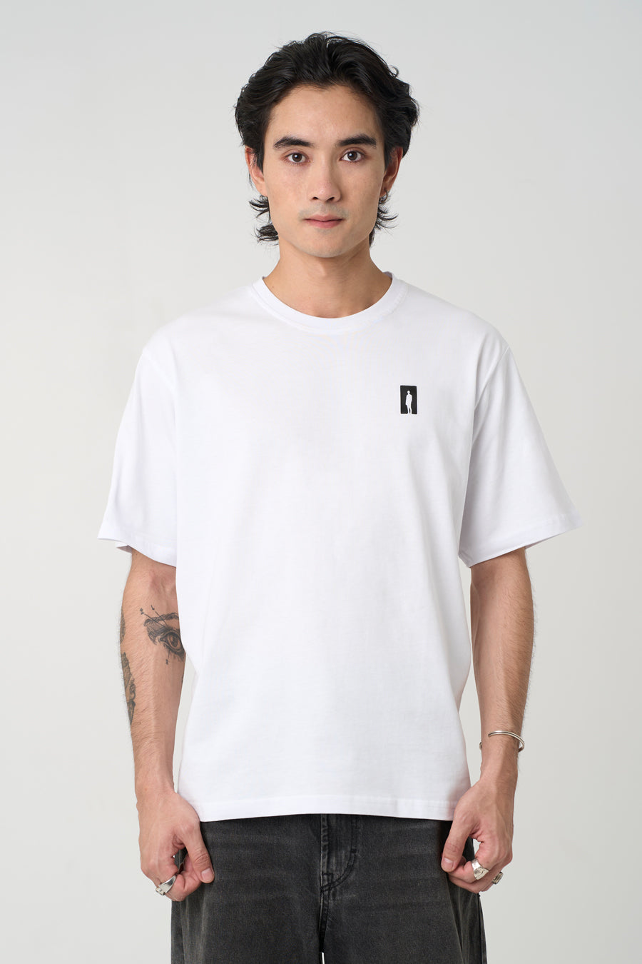 LONE RIDER T-shirt - Black stripe