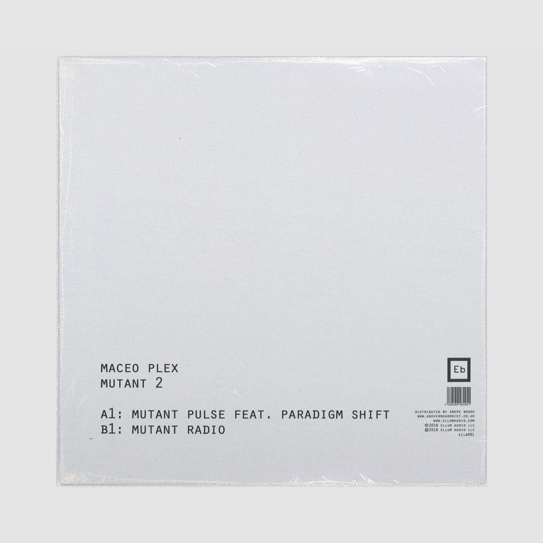 Maceo Plex - Mutant 2 - 12" Vinyl